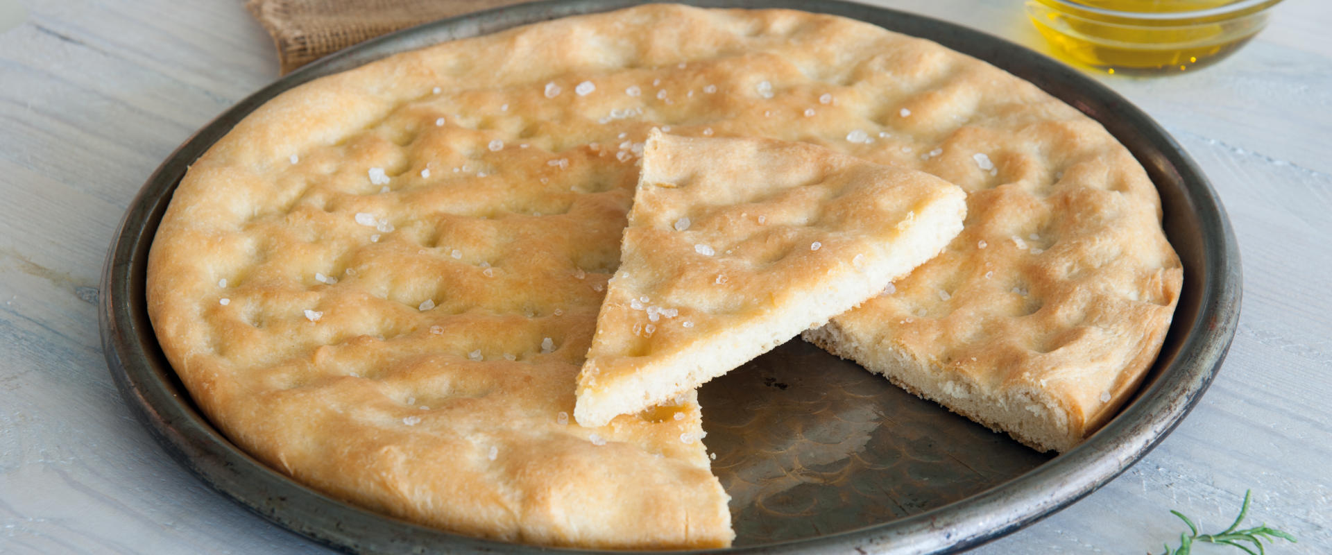 Focaccia all’olio di oliva