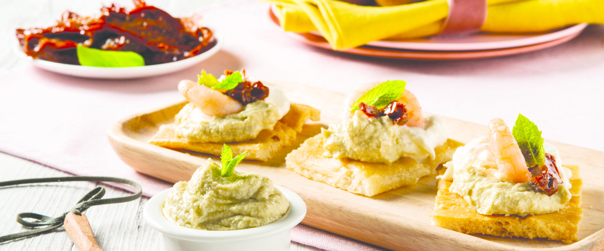 Focaccia con crema di carciofi