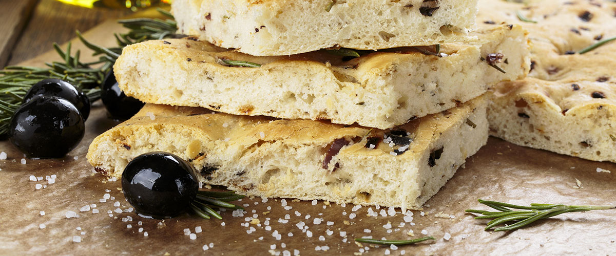 focaccia con le olive