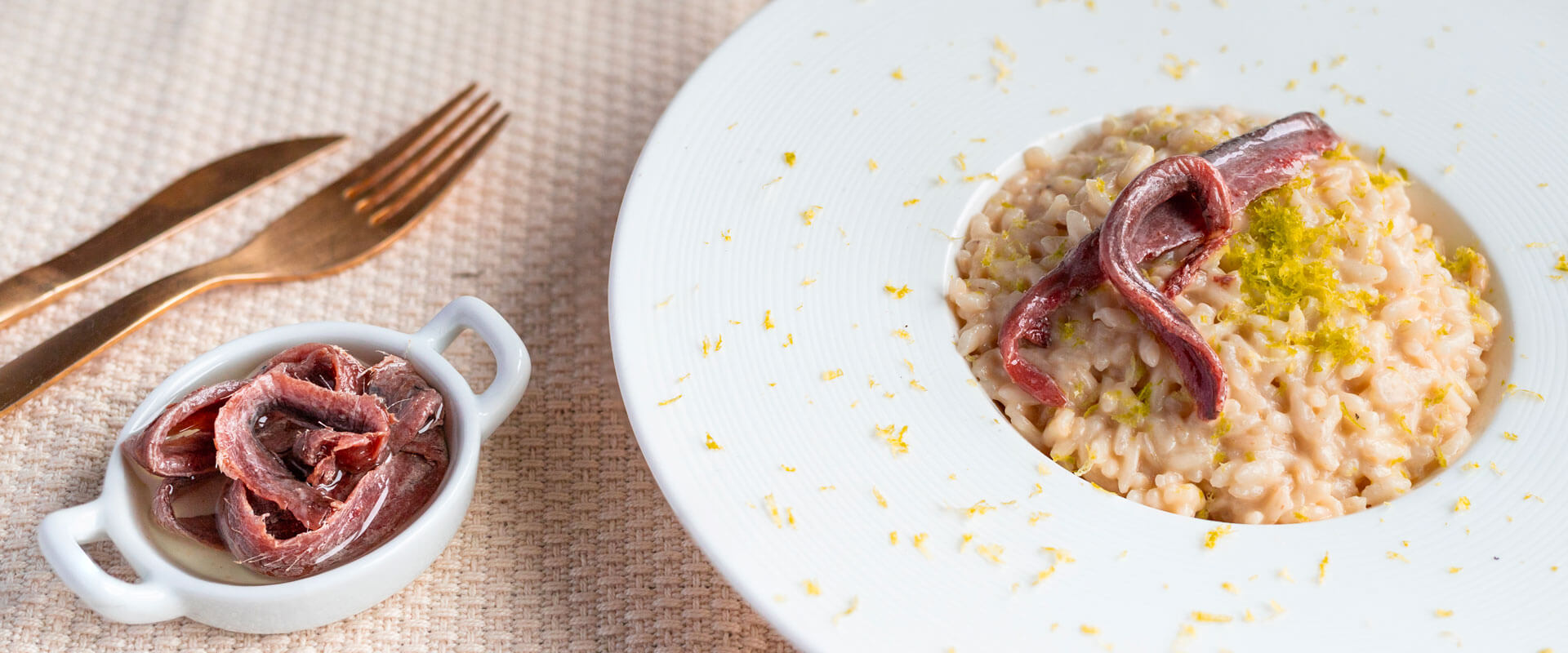 Risotto acciughe e limone – Fratelli Carli