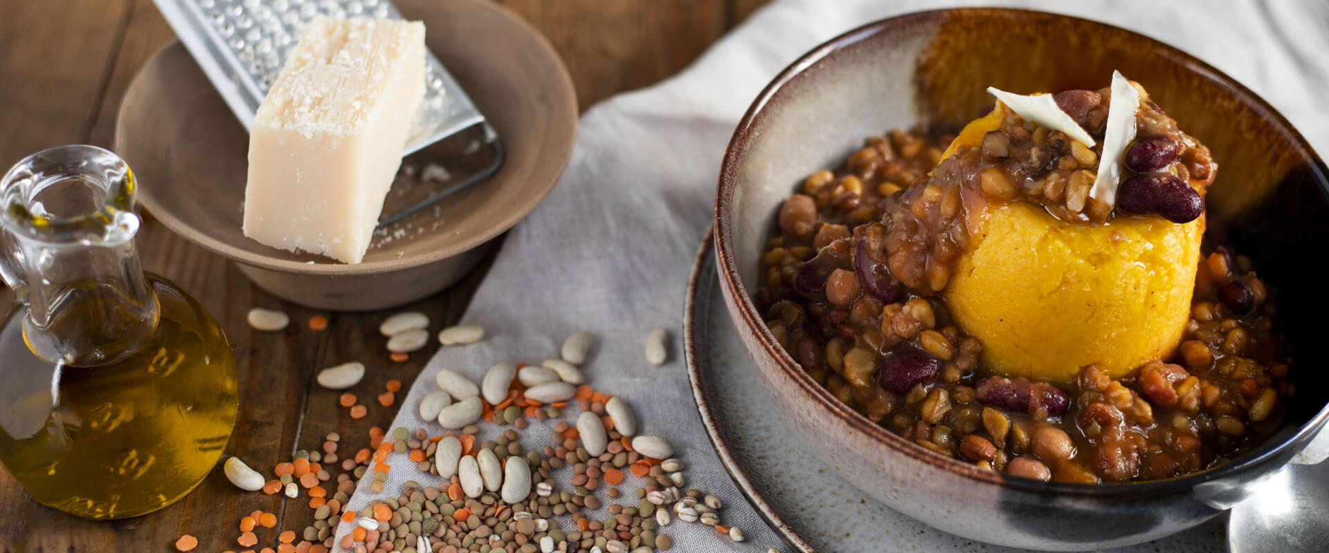 Tortino di polenta con zuppa – Fratelli Carli