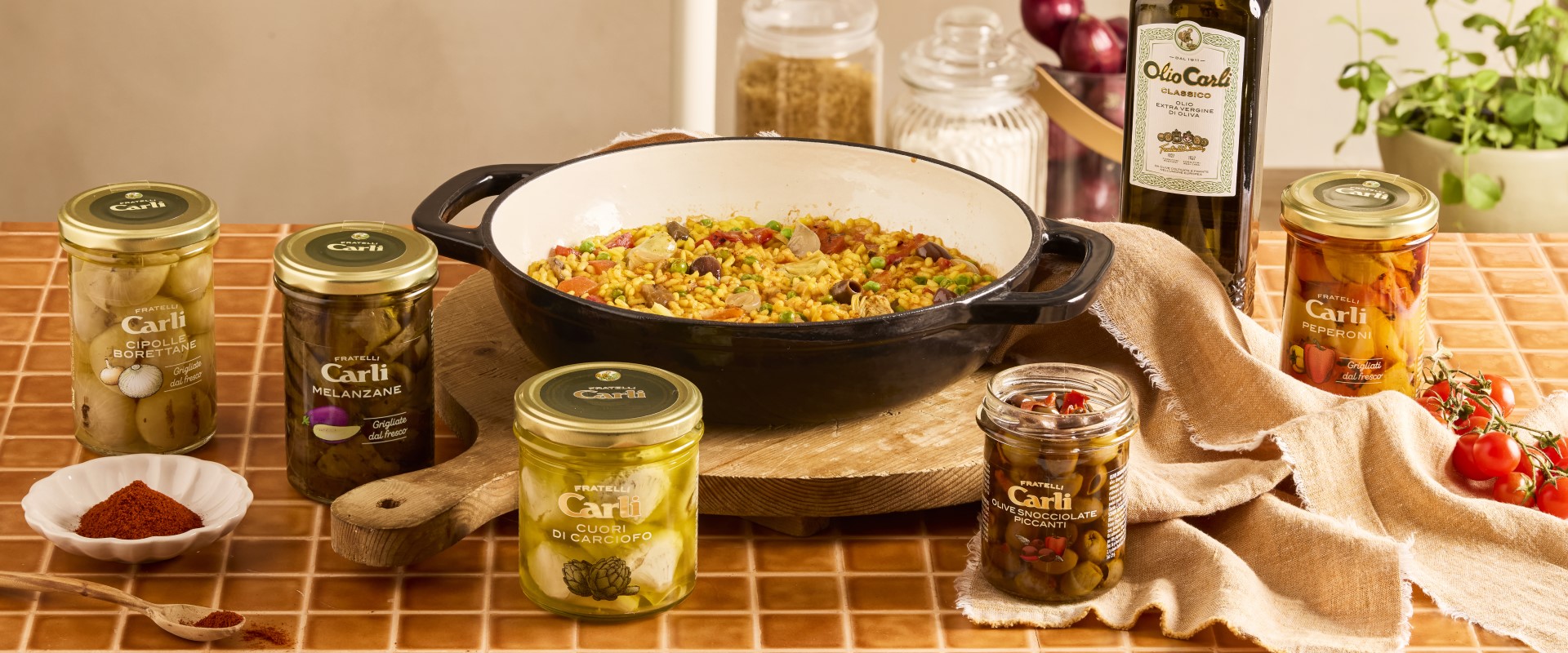 paella vegetariana