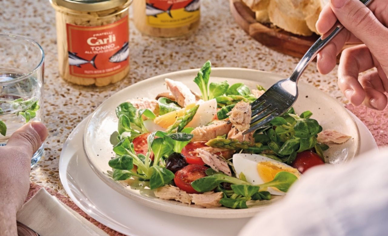 Insalata con Filetti di Tonno