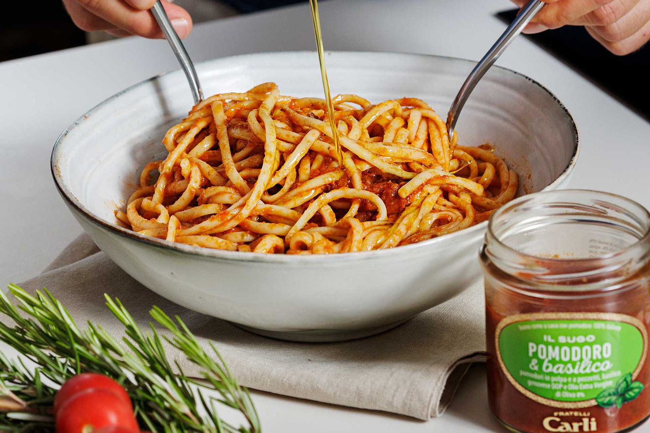 Trenette ai frutti di mare