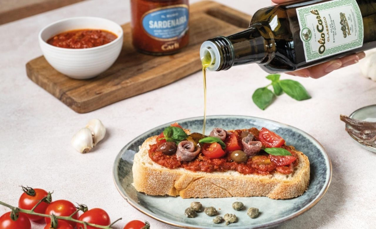 Bruschetta con Sugo Sardenaira