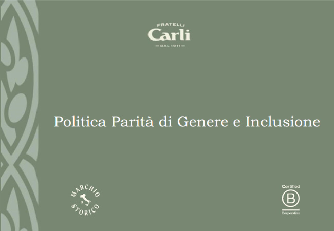 Politica Parità di Genere e Inclusione