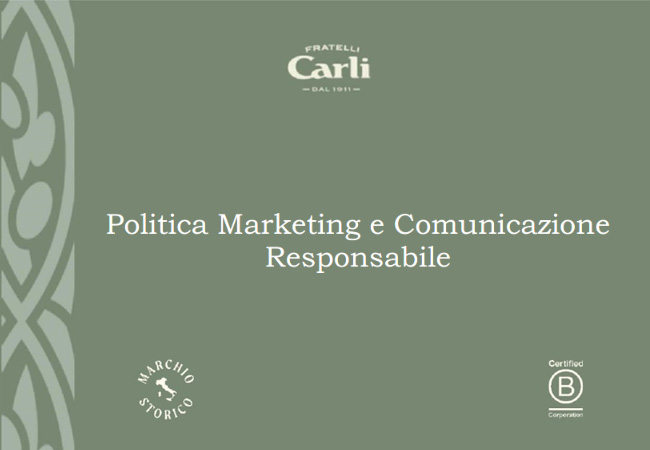 Politica Marketing e Comunicazione Responsabile