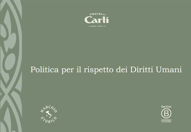 Politica per il rispetto dei Diritti Umani
