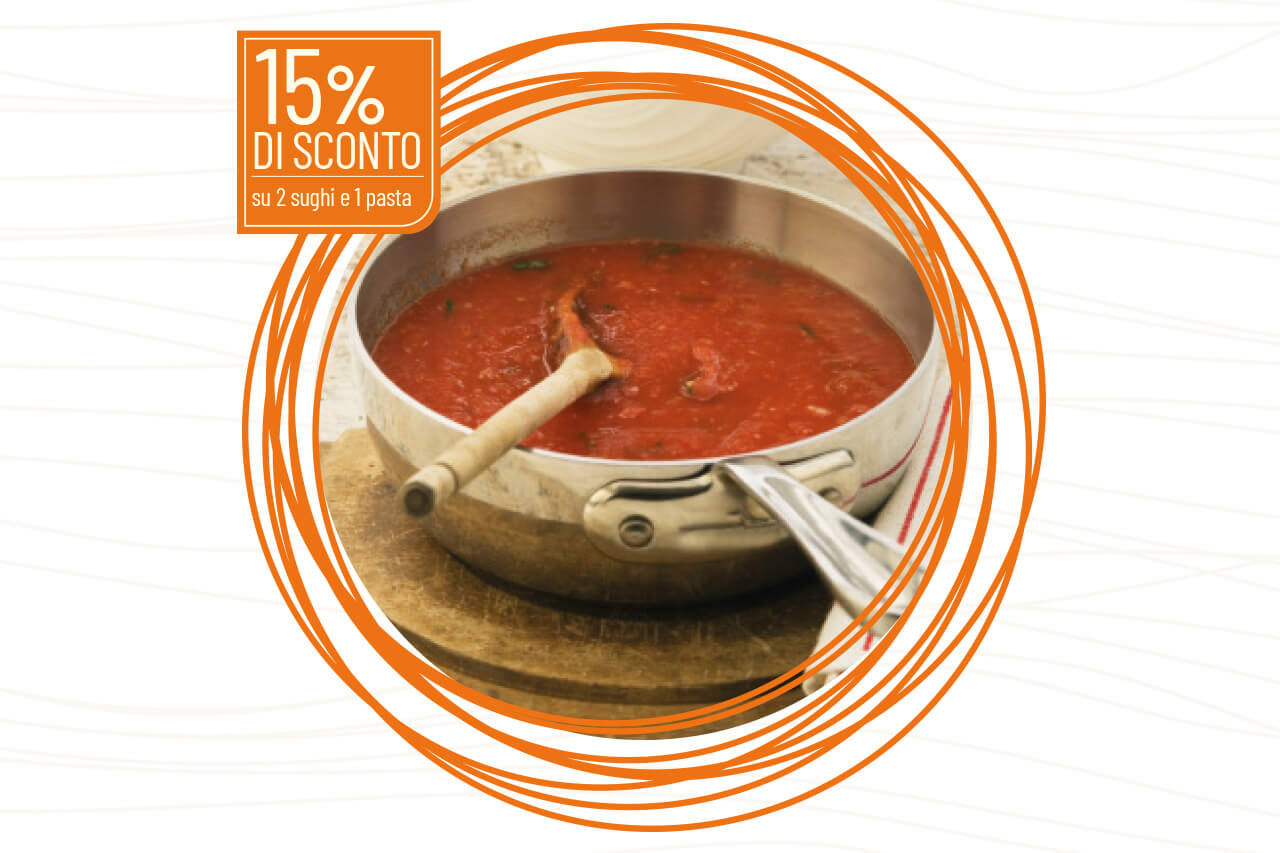 Emporio Fratelli Carli: promozione 15% di Sconto su 2 Sughi Rossi + 1 Pasta