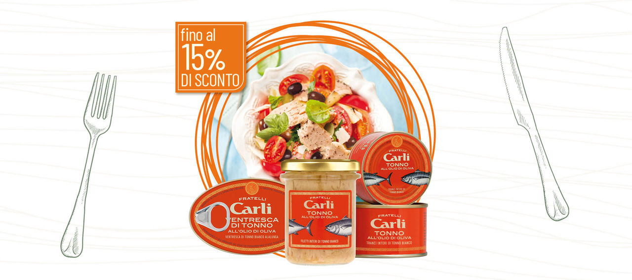 Emporio Fratelli Carli: fino al 15% di sconto sul Tonno