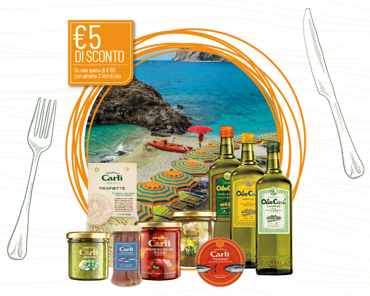 Emporio Fratelli Carli: promozione € 5 di sconto