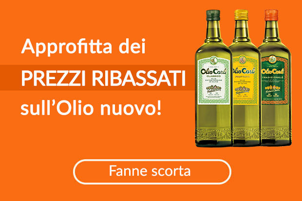 Approfitta dei PREZZI RIBASSATI sull'Olio nuovo!