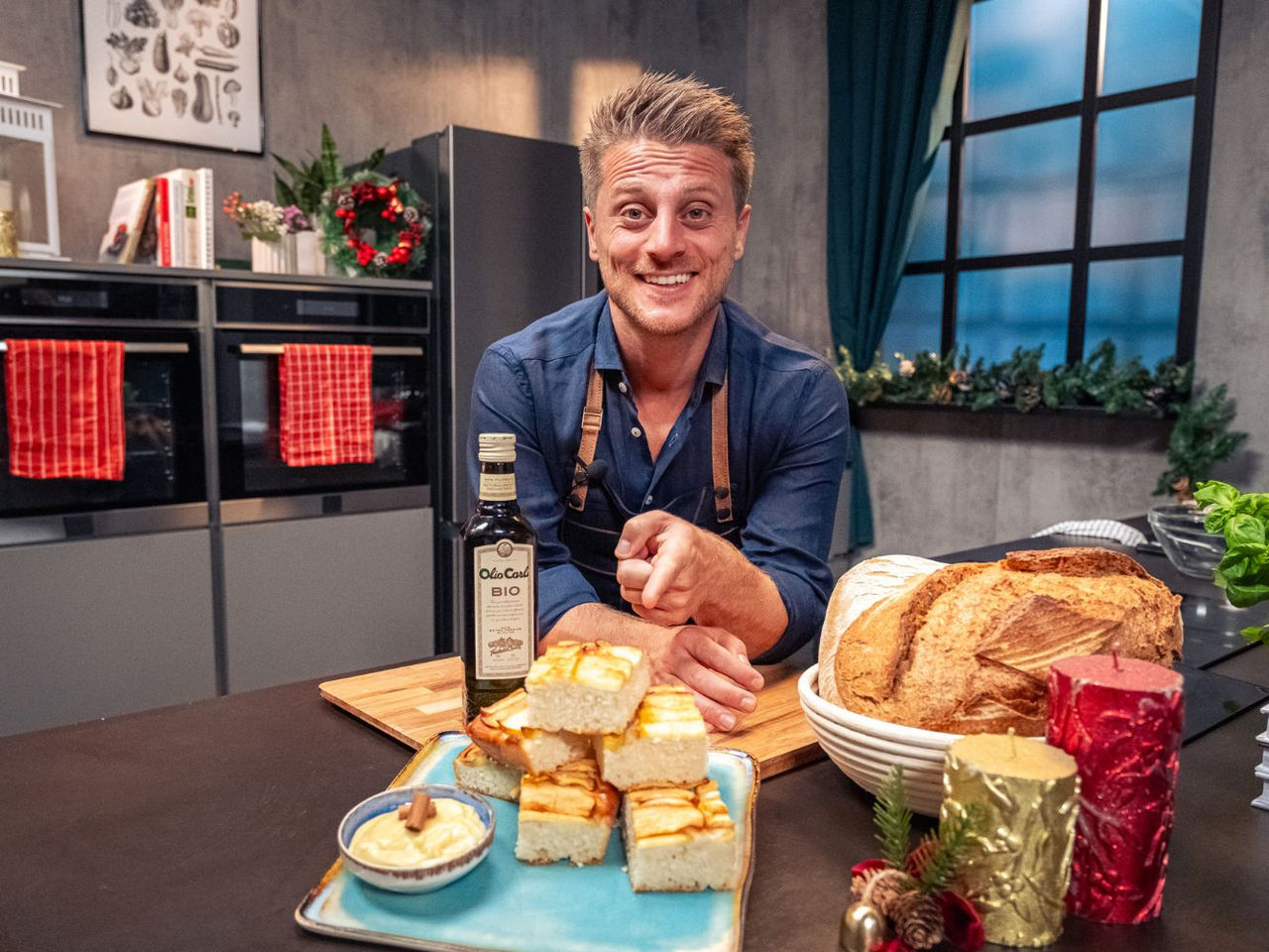 Fulvio Marino ci presenta la sua Focaccia con l'OLIO CARLI Extra Vergine di Oliva Bio