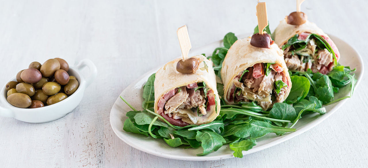 Rotolini sfiziosi con piadina