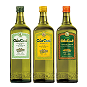 Groupage di tre bottiglie di OLIO CARLI Tradizionale, Fruttato e Classico