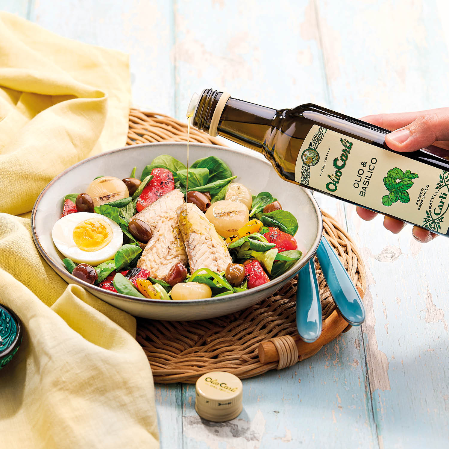 Olio al Basilico + Olio al Peperoncino
