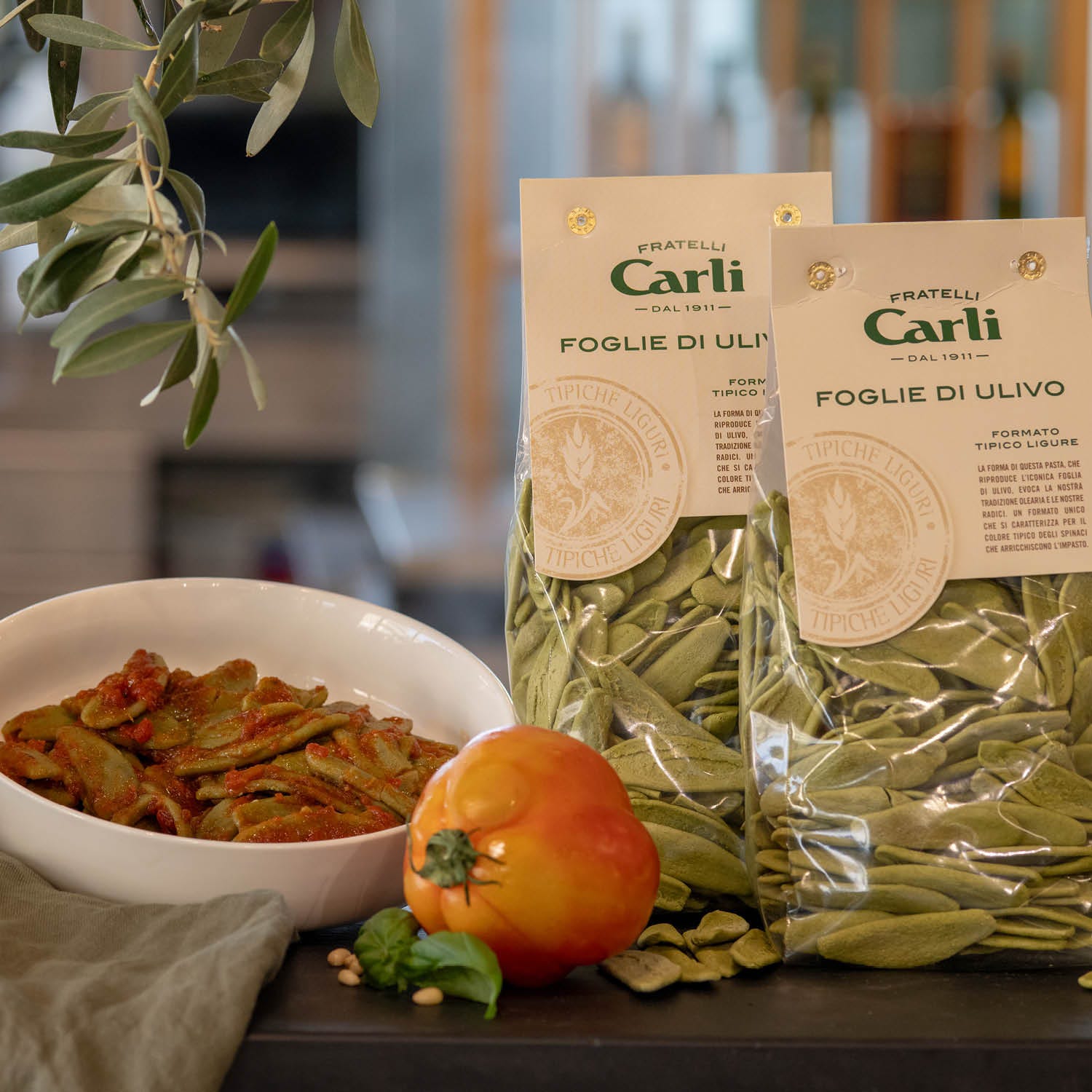 Foglie di Ulivo Pasta di Semola di Grano Duro
