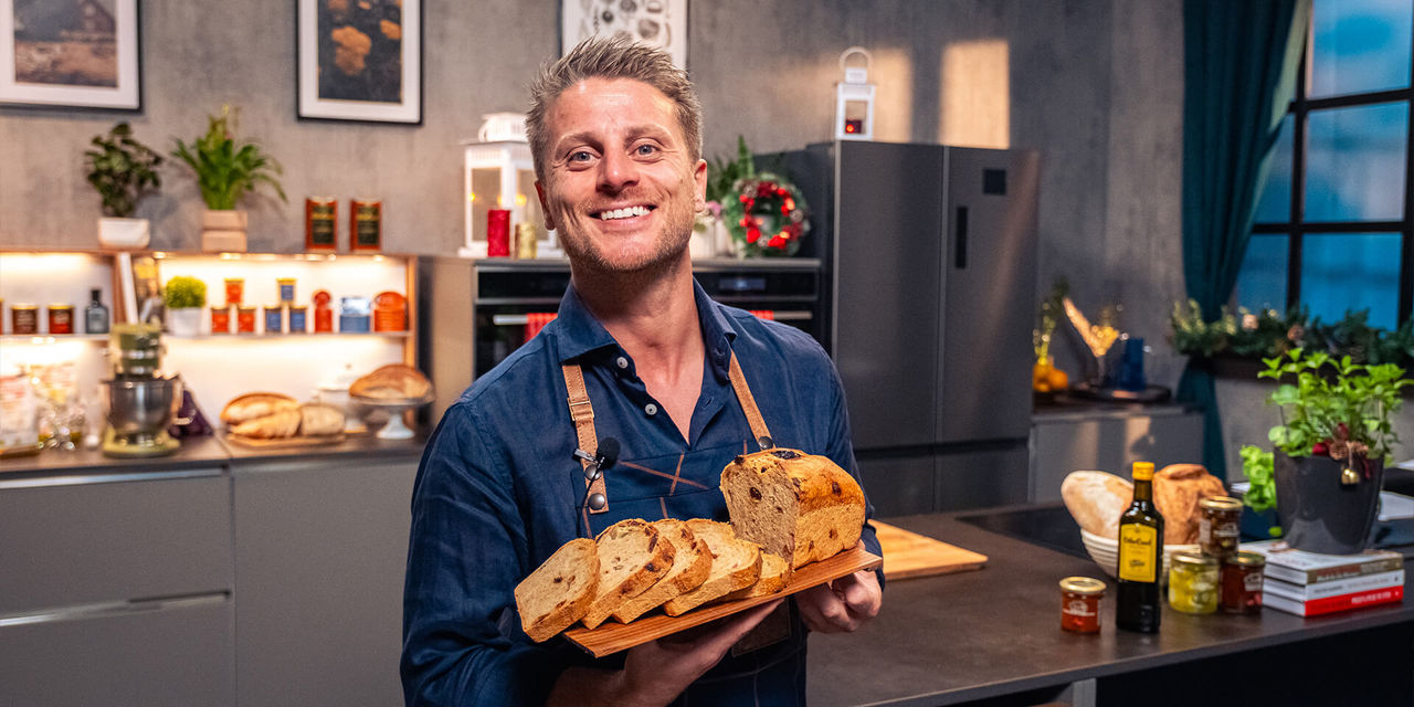 La terrina di pane di Fulvio Marino con Cuori di carciofo e Olive aromatiche Fratelli Carli