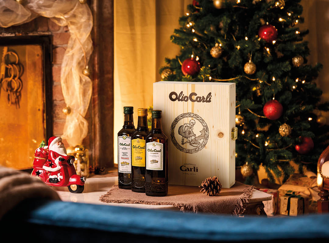 Cofanetto Olio Carli sotto l'albero