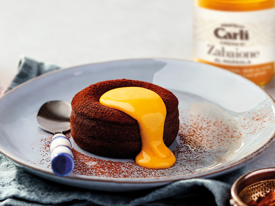 Tortino con Zabaione
