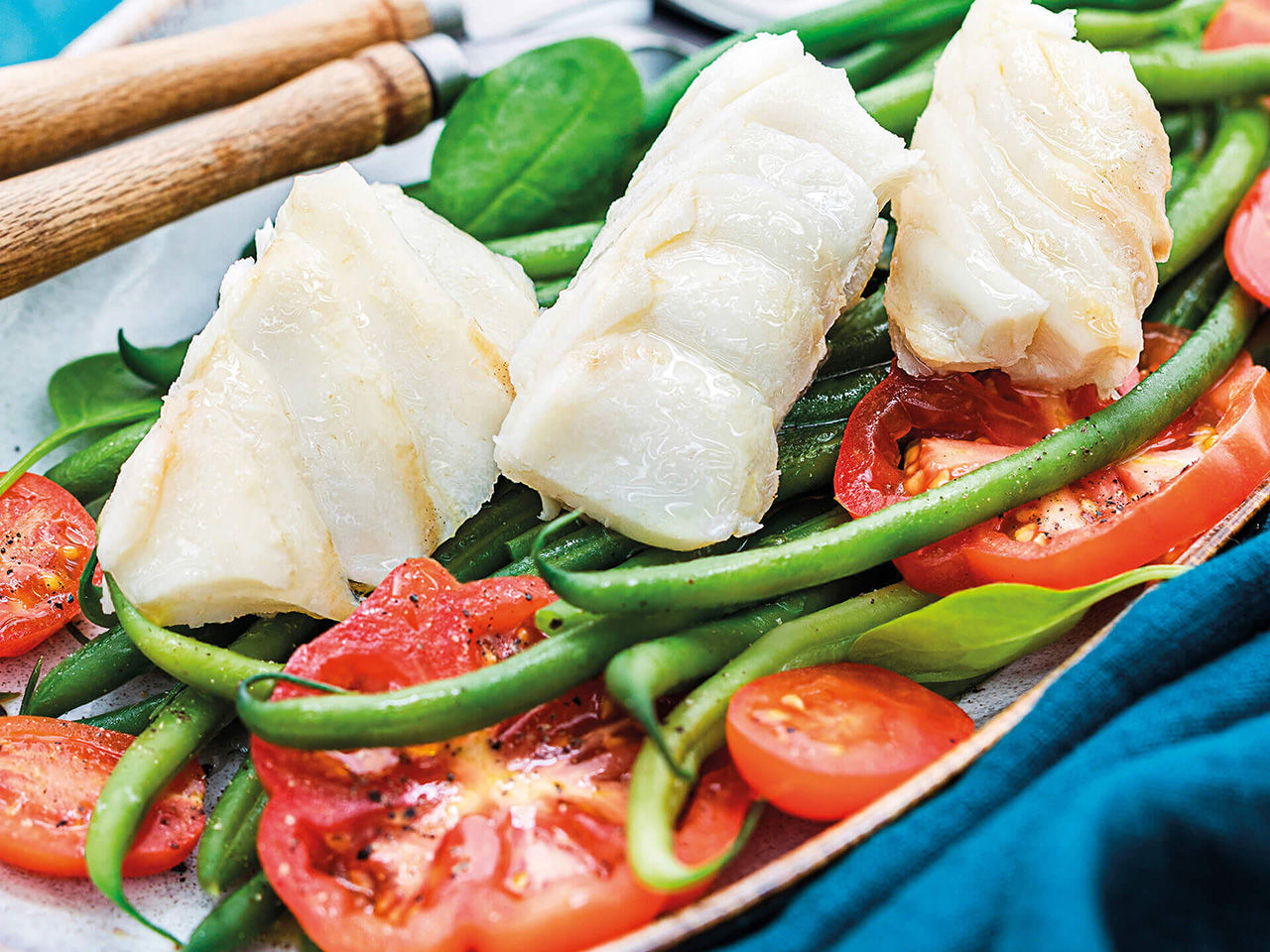 merluzzo con verdure