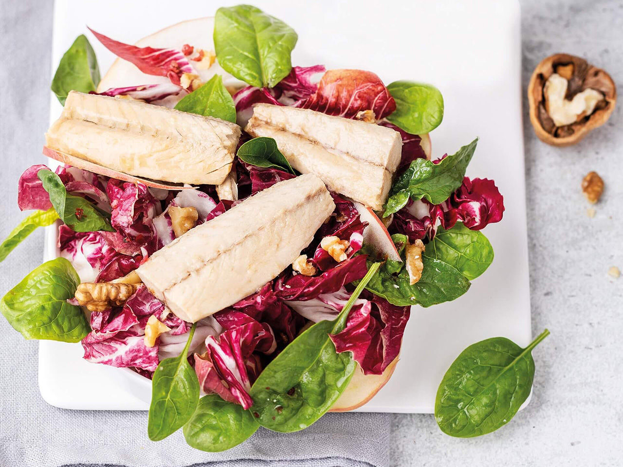 insalata con sgombro