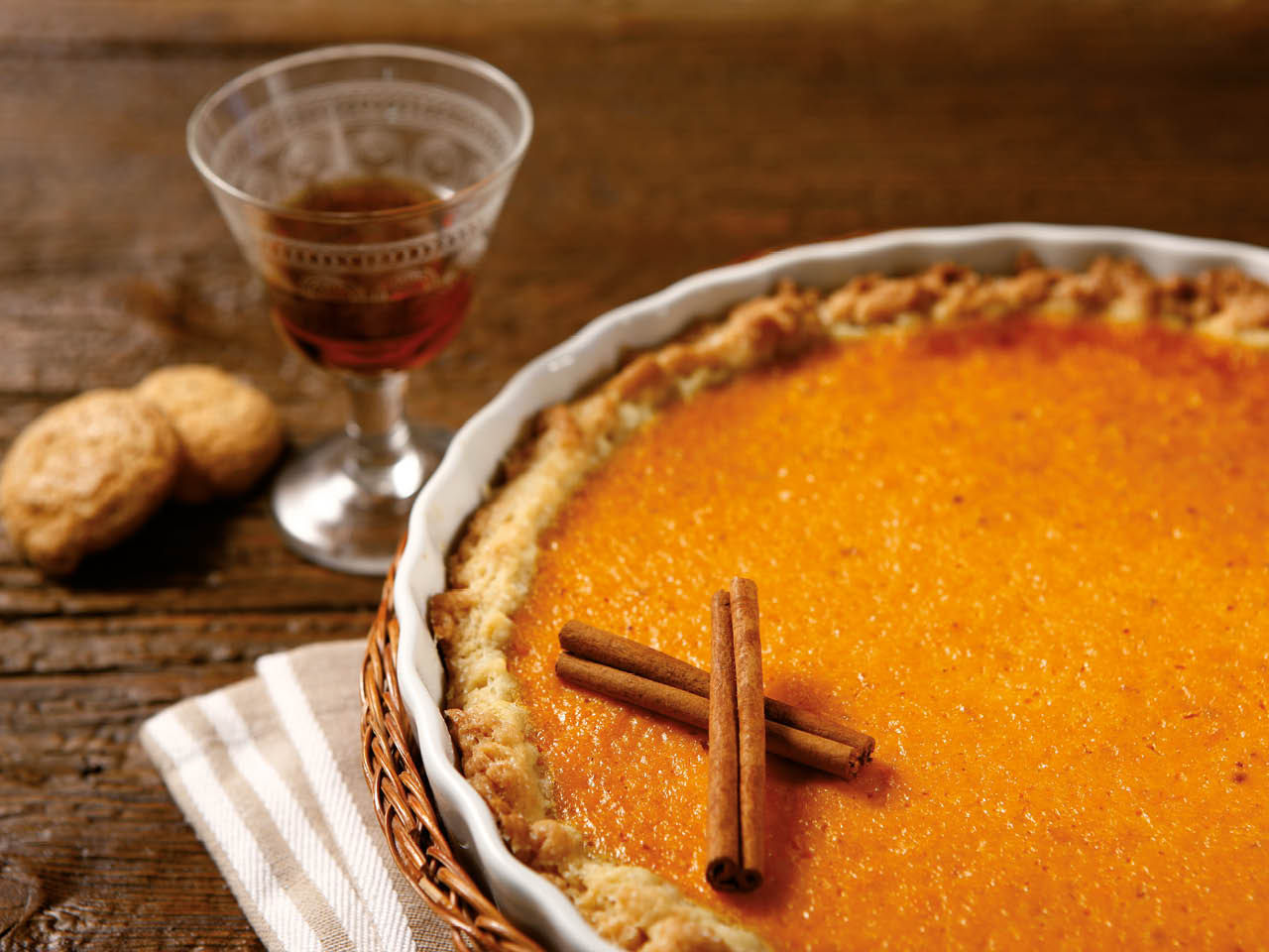 Crostata alla cannella con marsala