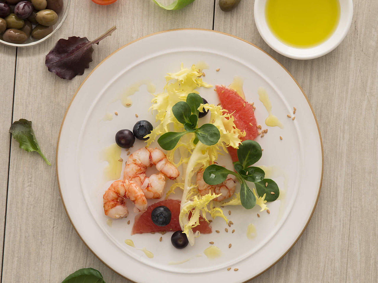 insalata di gamberi