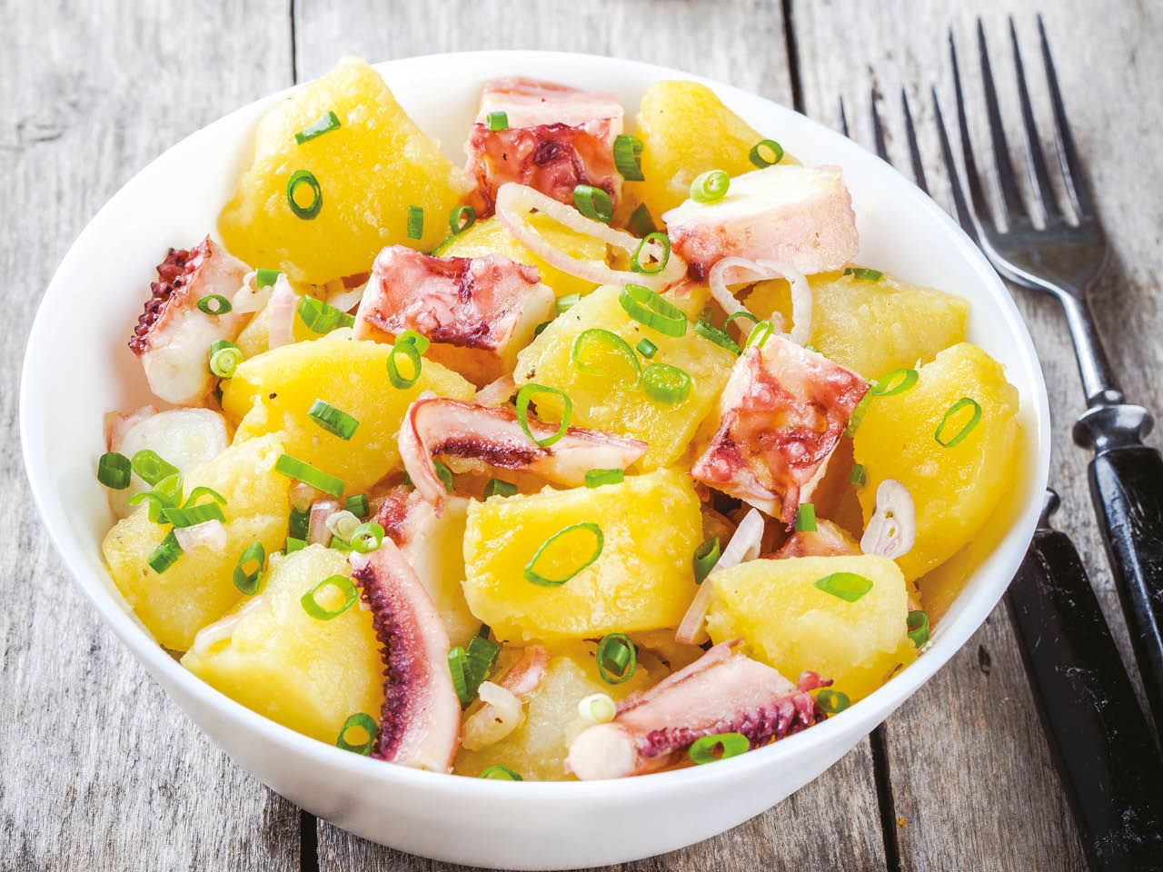Insalata di polpo con patate