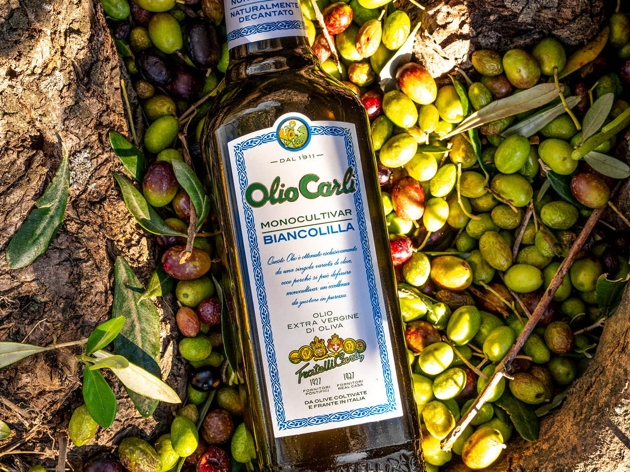 Bottiglia di Olio Extra Vergine di Oliva Monocultivar Biancolilla