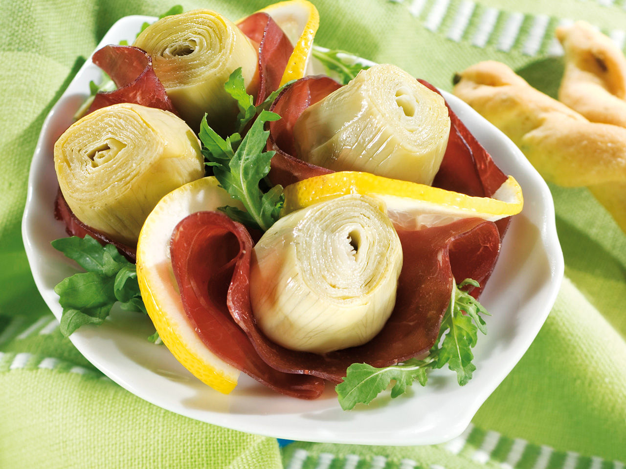 insalata di bresaola e carciofi