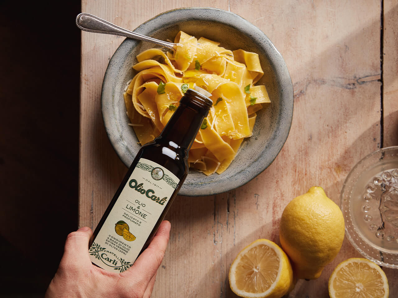 Tagliatelle con Olio & Limone