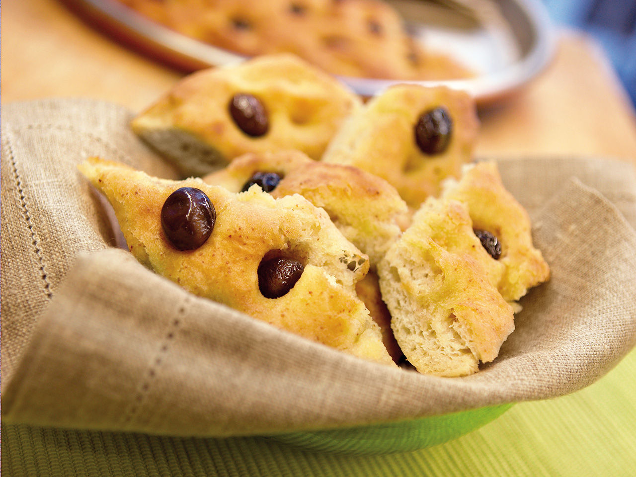 focaccia alle olive