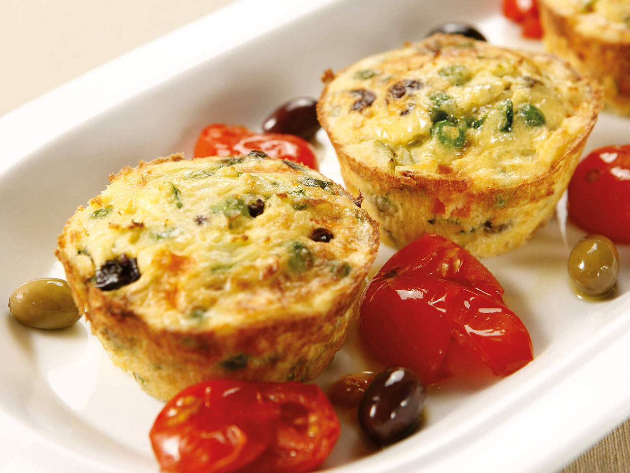 quiche di verdure e olive