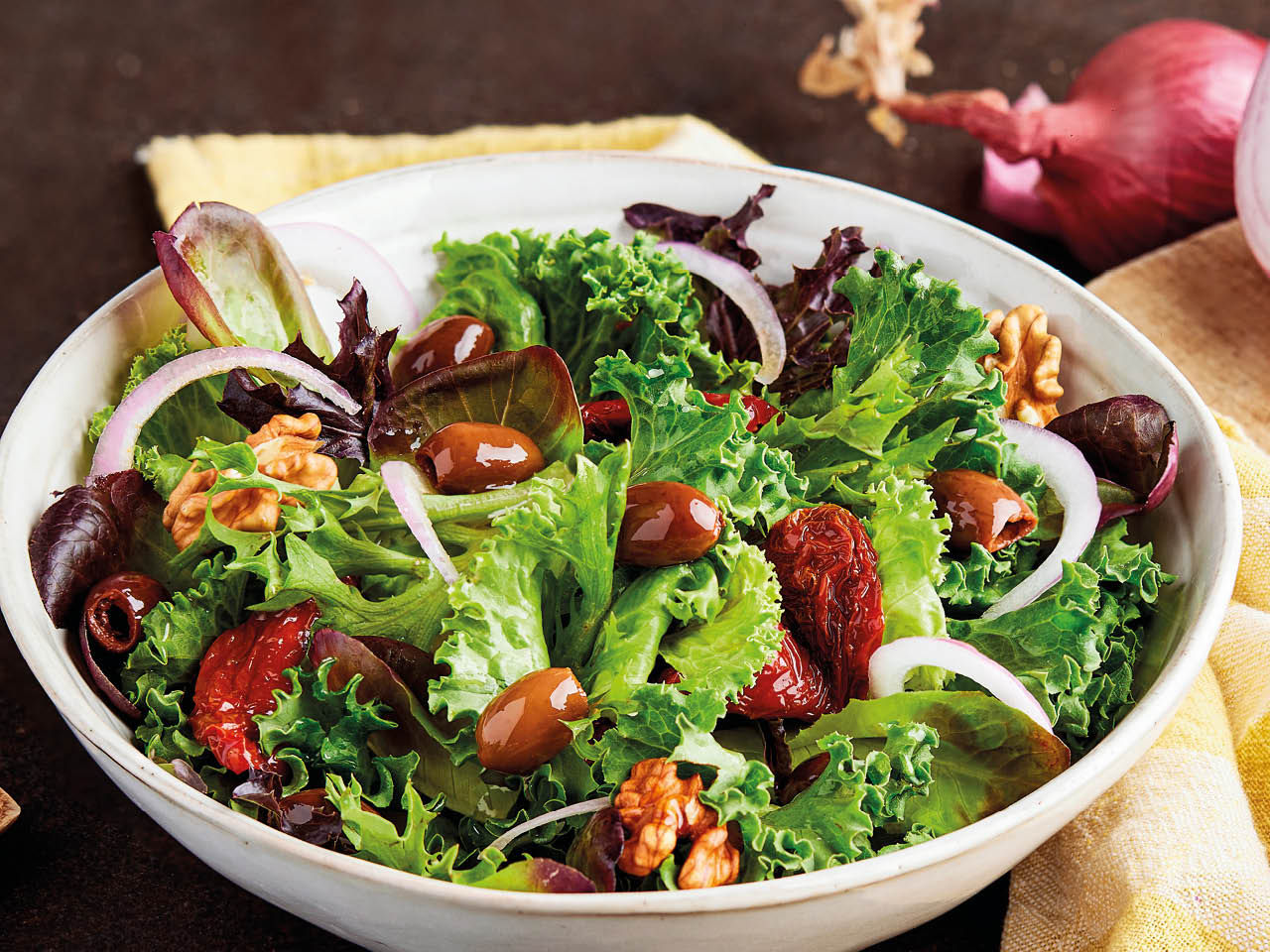insalata con olive taggiasche