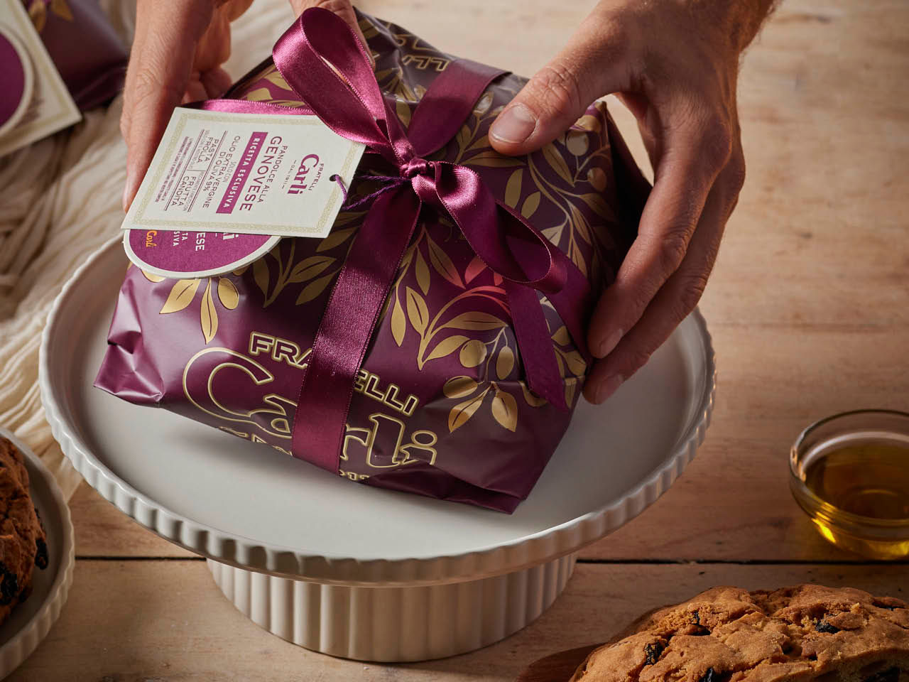 Pandolce alla Genovese all'Olio Extra Vergine di Oliva