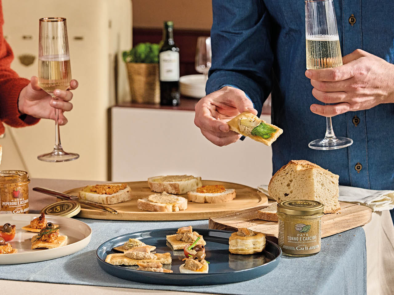 Aperitivo con tartine