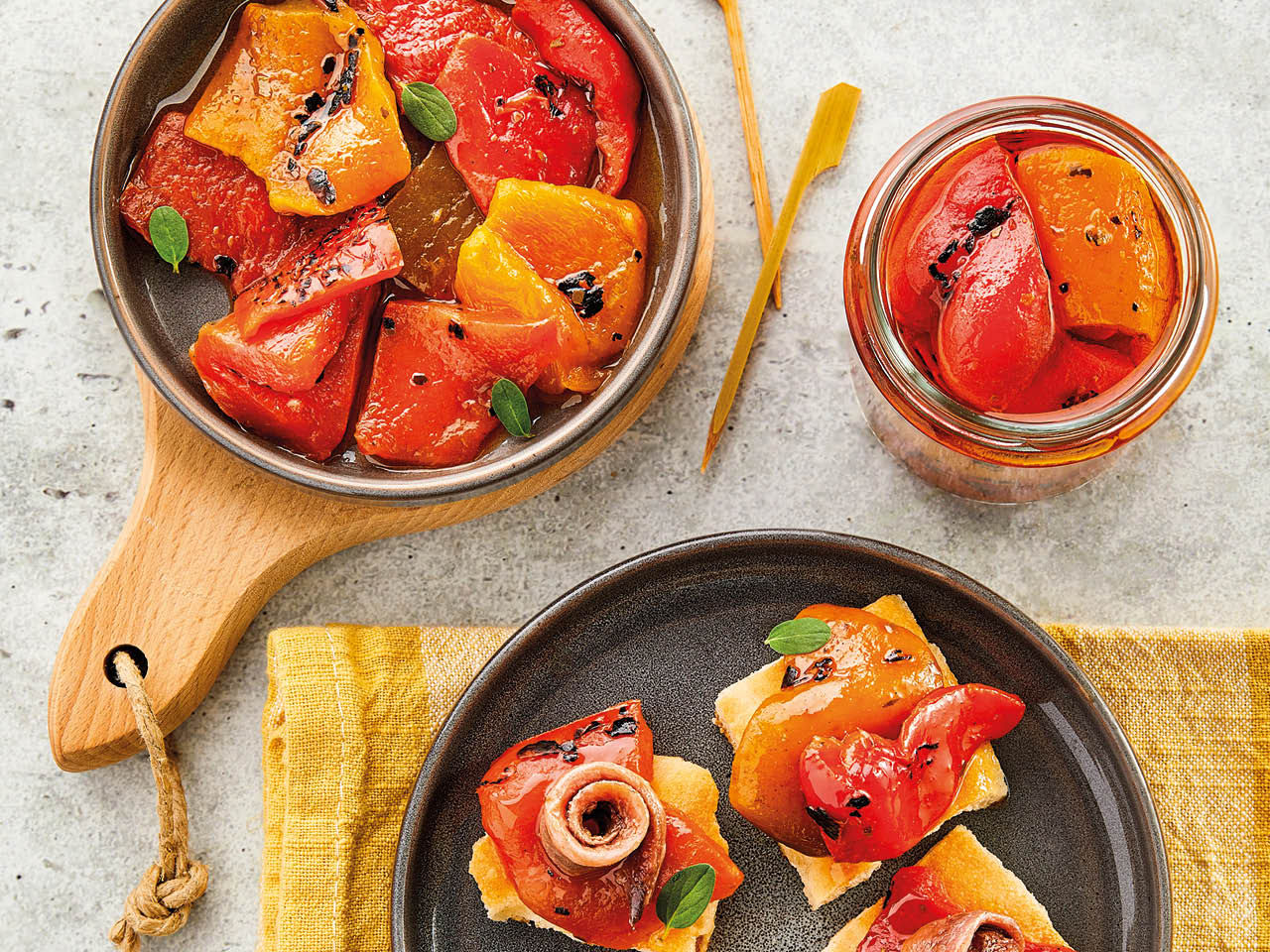 Focaccia con Peperoni