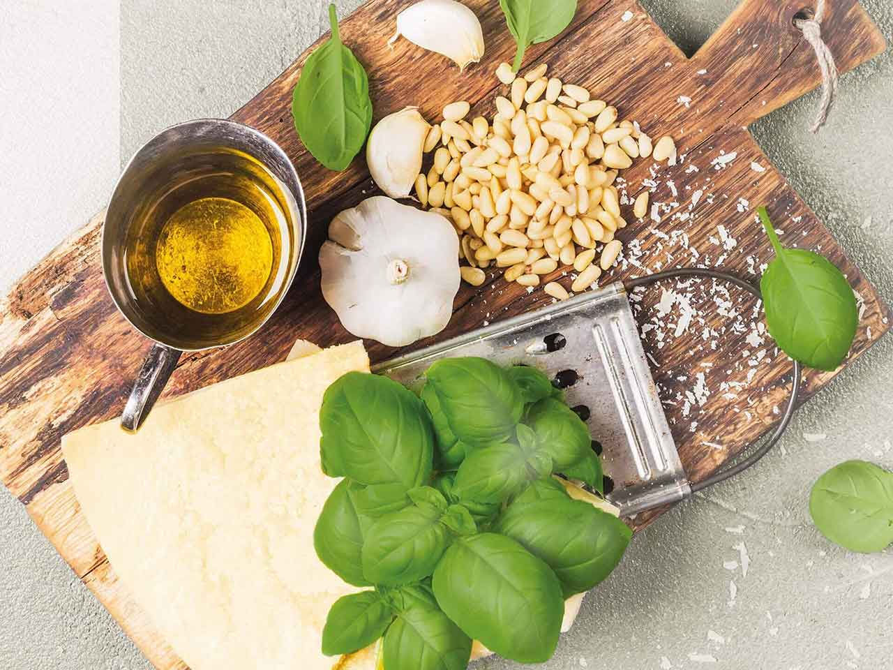 Ingredienti del pesto