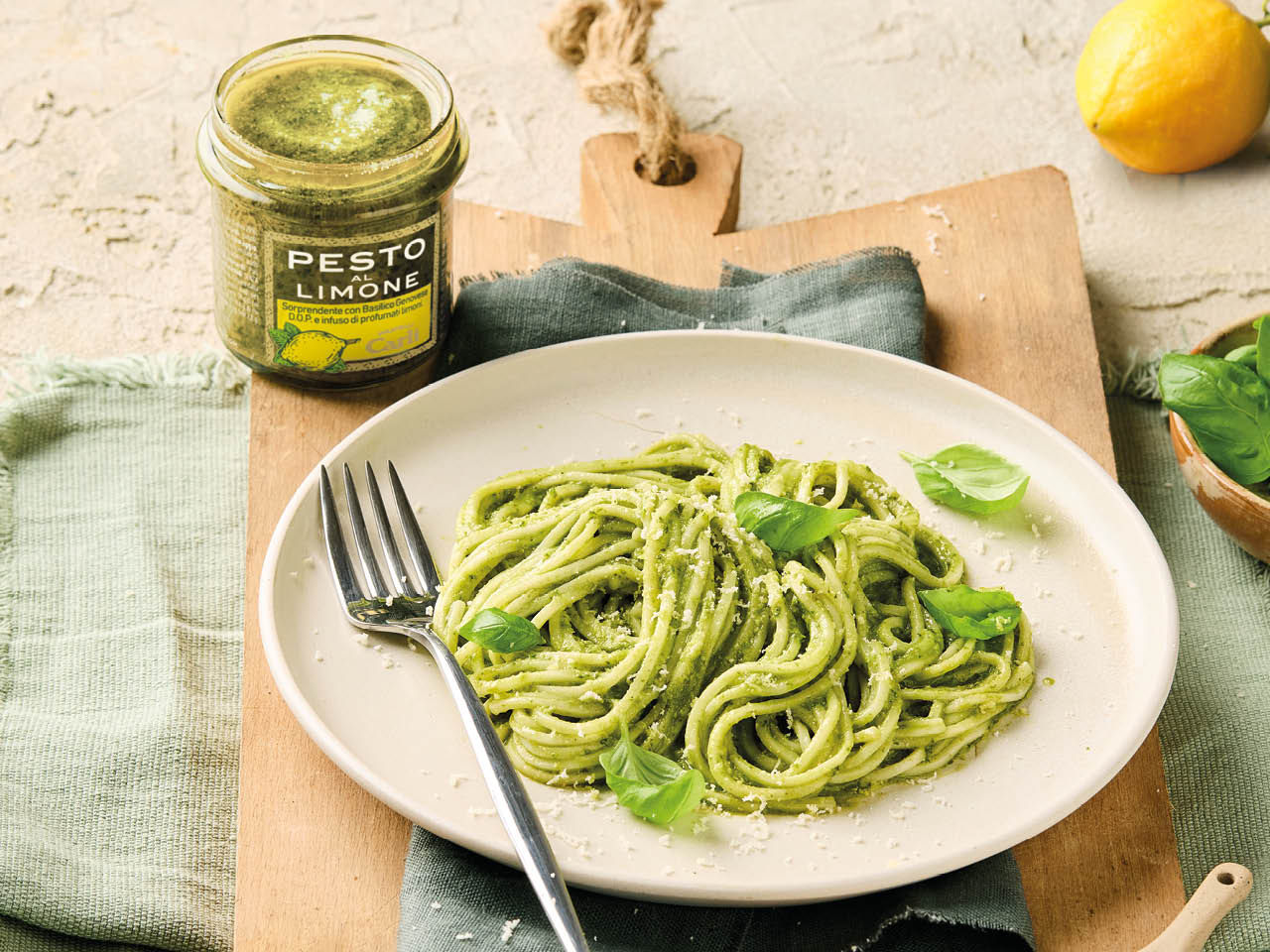 Trenette al Pesto di Limone