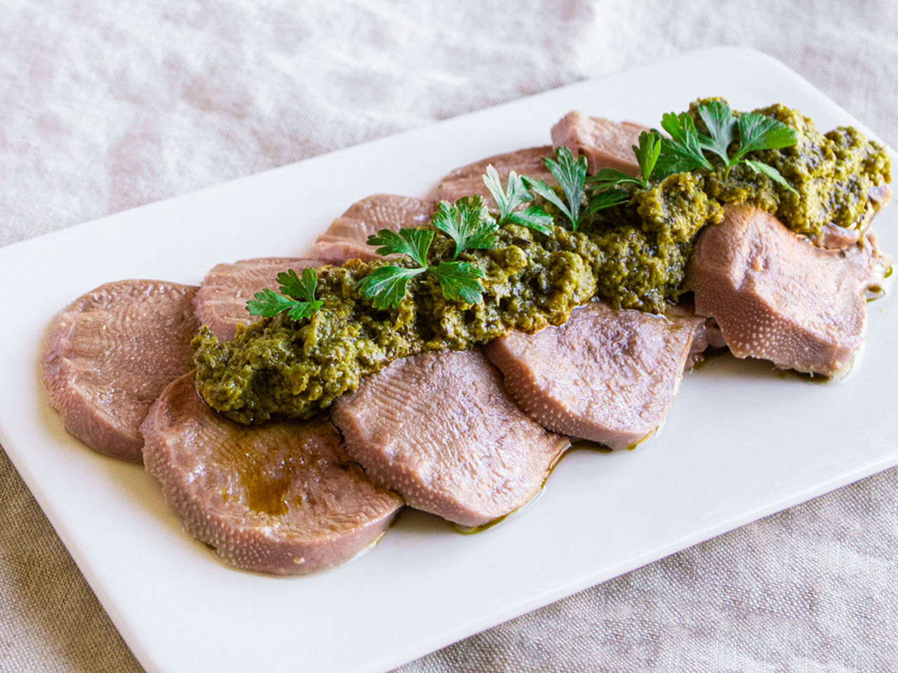 Bollito con salsa verde