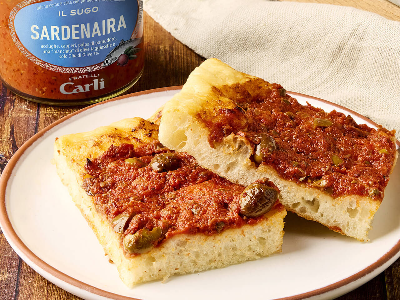 Pizza con Sugo Sardenaira