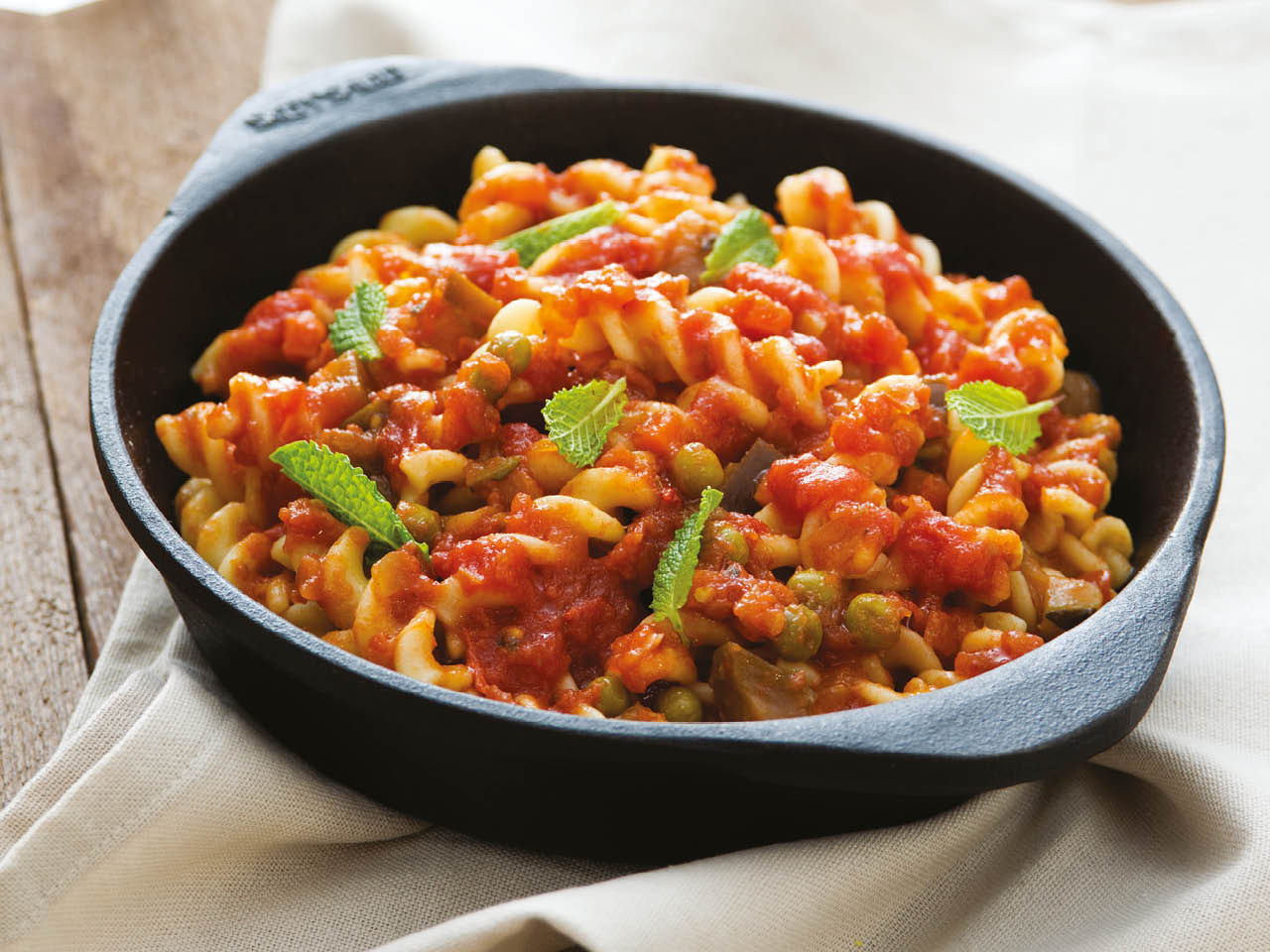Fusilli con Sugo alle Verdure