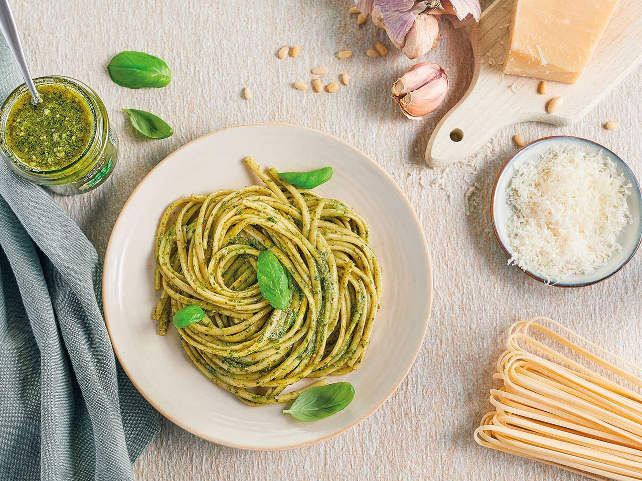 Trenette al pesto