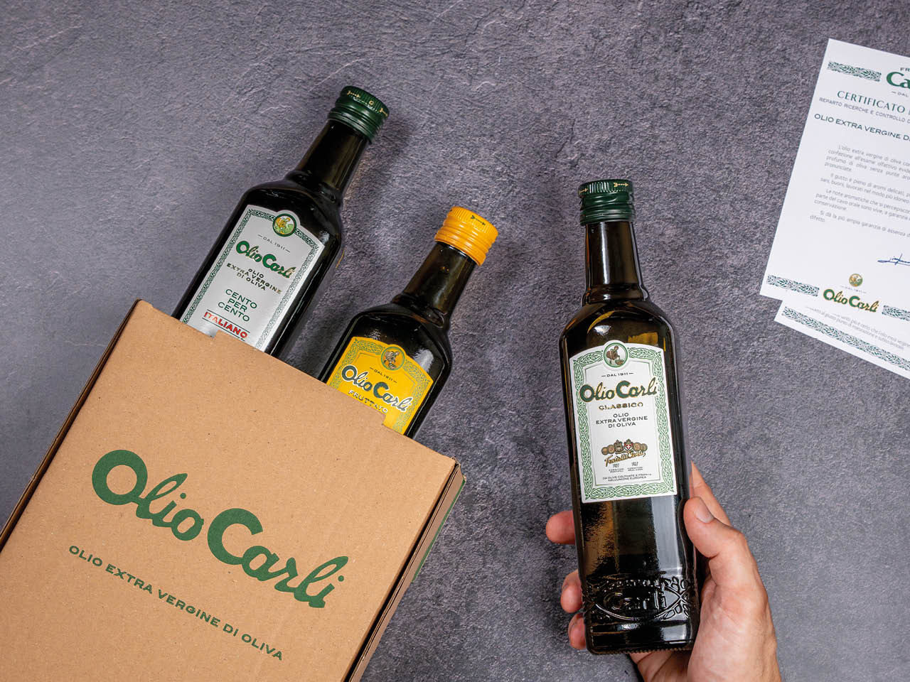 3 Oli con certificato