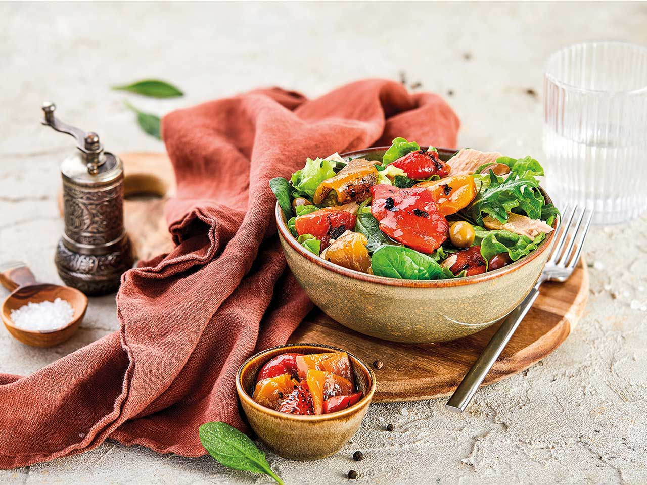 Insalata di peperoni e tonno