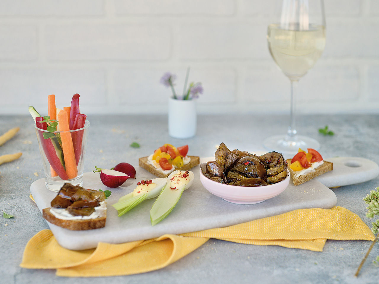 aperitivo con melanzane